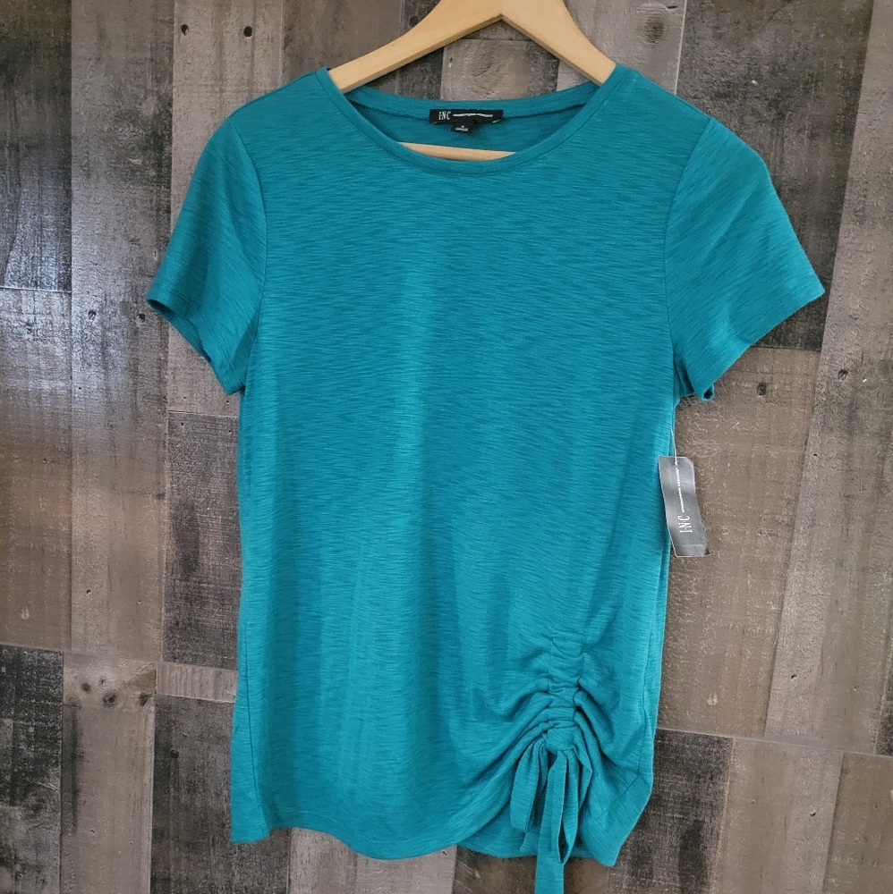 INC ruched shirt